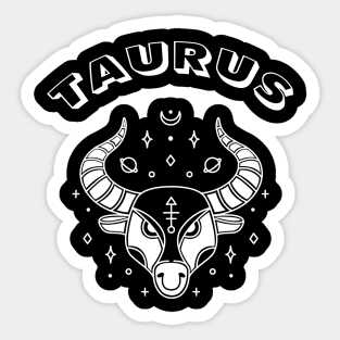 Taurus Zodiac Sign Sticker